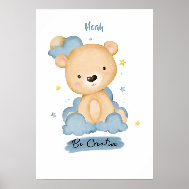 Poster Pequenas lições se carregam da nuvem (Frente)