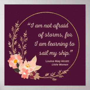 Poster Pequenas mulheres citando I - Estilo bonito