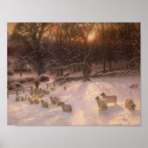 Pôster Pequeno almoço do inverno, Joseph Farquharson