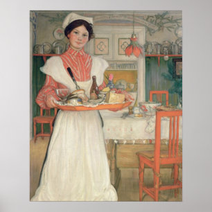 Pôster Pequeno almoço em uma bandeja, 1904 do carregando