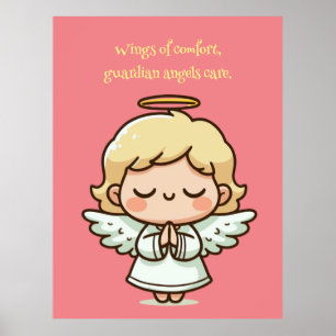 Poster Pequeno anjo de oração