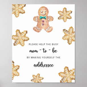 Poster Pequeno biscoito - Ajude a Mãe Ocupada a Ser