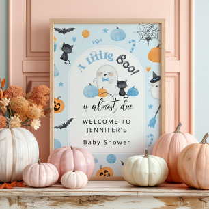 Poster Pequeno boo é quase chá de fraldas de boas-vindas