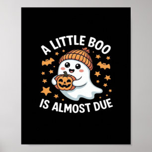Poster Pequeno Boo Está Quase A Vir À Gravidez No Hallowe