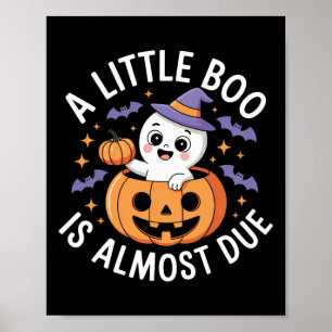 Poster Pequeno Boo Está Quase Devido À Gravidez De Dia da