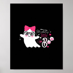 Poster Pequeno Boo Halloween da mamãe