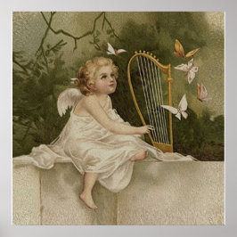 Poster Pequeno Cherub sorrindo
