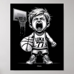 Poster Pequeno Choro Luka Por Chorar Com O Aro