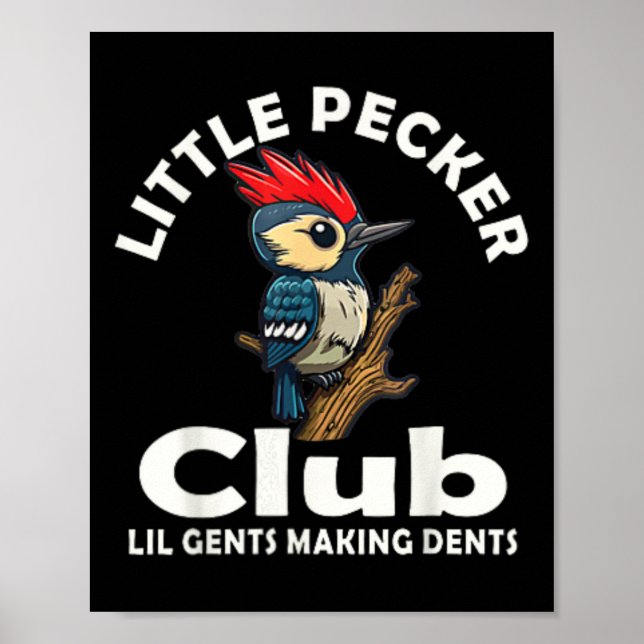Poster Pequeno Clube Pecker Camisa Frente E Trás (Frente)