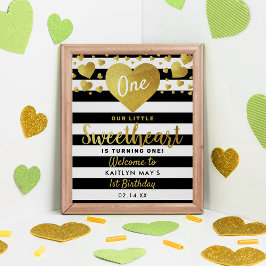 Poster Pequeno Dia de os namorados Querida Qualquer Idade