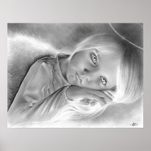 Poster pequeno do anjo do céu