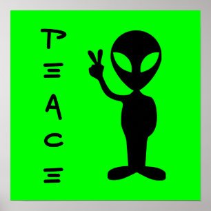 Poster pequeno do homem verde