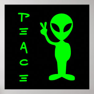 Poster pequeno do homem verde