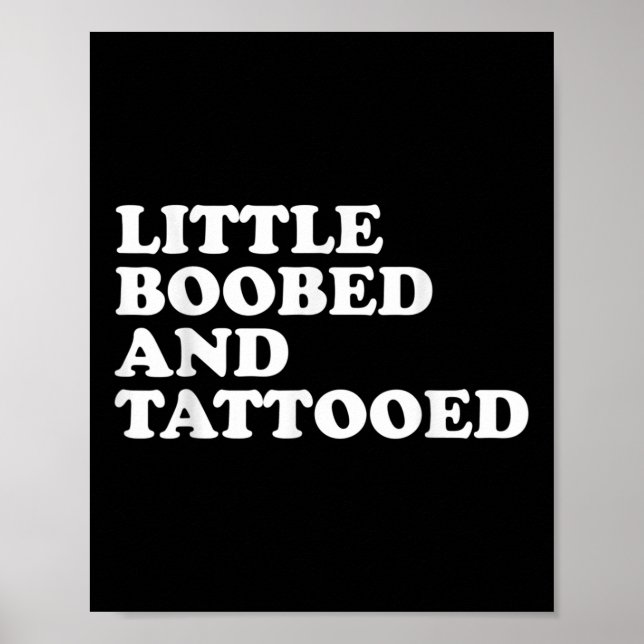 Poster Pequeno Ed E Tatuado - Tatuagem (Frente)