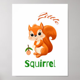 Poster Pequeno esquilo