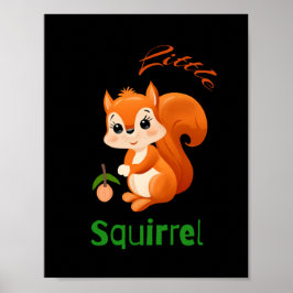 Poster Pequeno esquilo