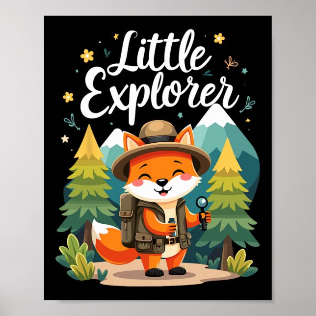 Poster Pequeno Explorador  (Frente)