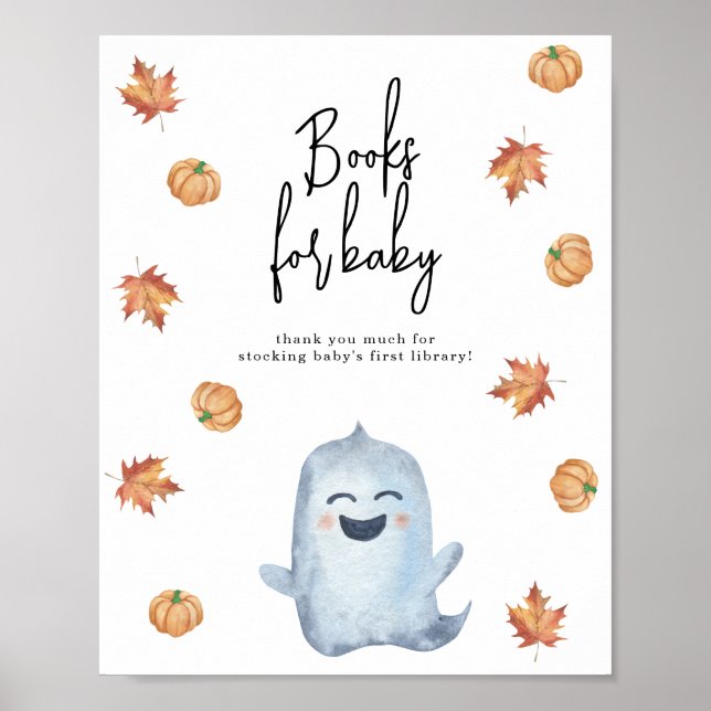 Poster Pequeno fantasma - Livros para bebês (Frente)