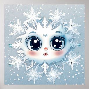 Poster Pequeno Floco de Neve 2