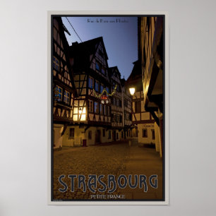 Pôster Pequeno France amanhecer de Strasbourg -