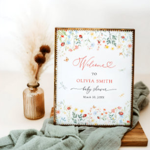 Poster Pequeno Inseto de amor, Chá de fraldas de Jardim d