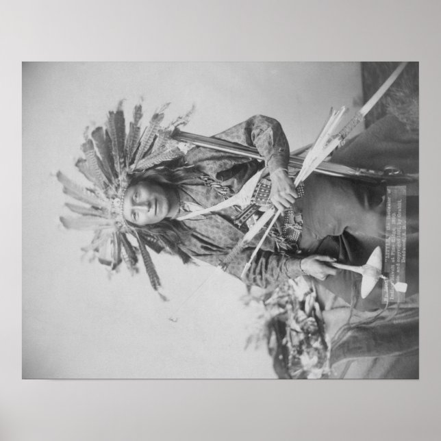 Pôster "Pequeno" - Instigador da Revolta Indiana em (Frente)