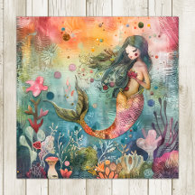 PEQUENO MERMAID COLORFUL