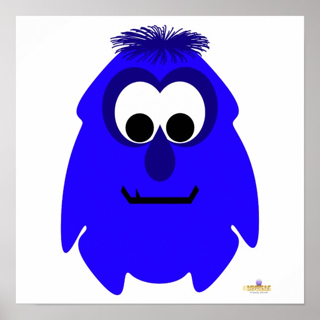 Poster Pequeno Monstro Bobby Bright (Frente)