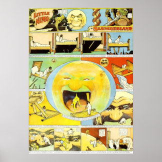 Poster Pequeno Nemo e Lua