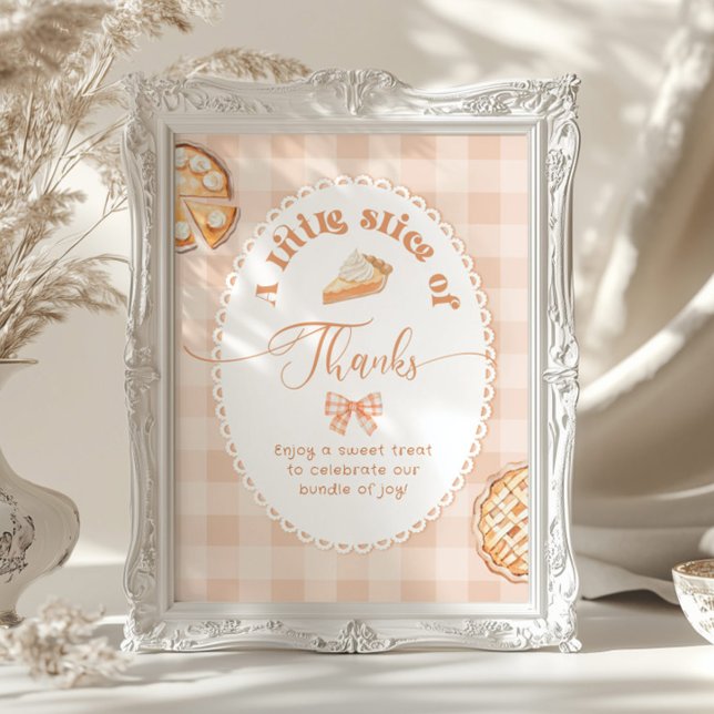 Poster Pequeno obrigado de Pie Doce (Criador carregado)