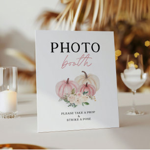 Poster Pequeno Pumpkin Virando Um Sinal De Fotografia