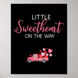 Poster Pequeno Querido a Caminho Festa de São Valentim Ro