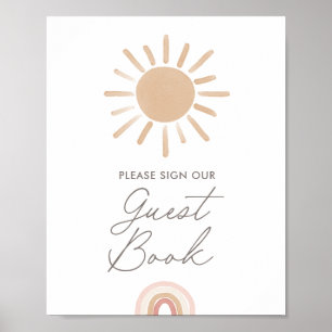 Poster Pequeno Raio Sol - Símbolo de Livro de Chá de fral