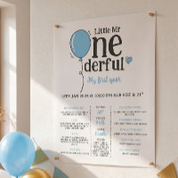 Pequeno Sr Onederful Primeiro Aniversário Marco
