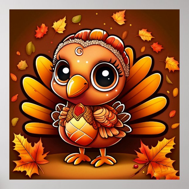 Poster Pequeno Turquia 1 (Frente)