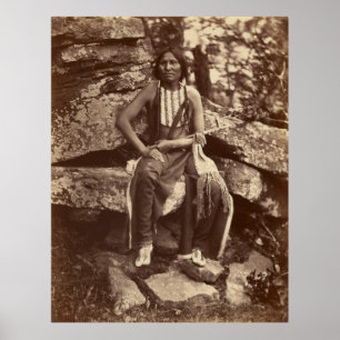 Poster Pequeno Urso, Cheyenne, 1875