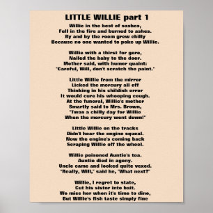 Poster PEQUENO WILLILIE POEM parte 1