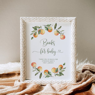 Poster Pequenos livros de aquarela de beleza para placa d