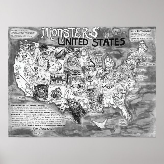 Poster Pequenos monstros de 24 x 18" dos Estados Unidos (Frente)