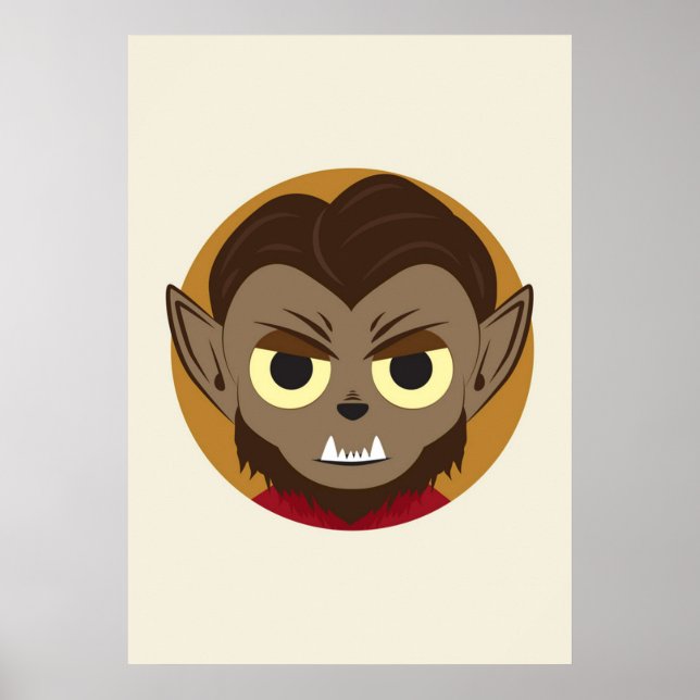 Poster Pequenos Monstros Wolfman (Frente)