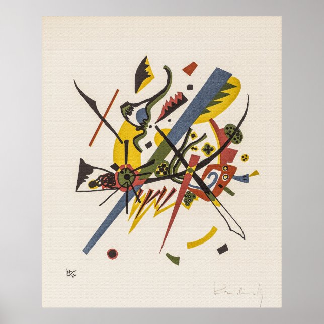 Poster Pequenos Mundos I - Wassily Kandinsky (Frente)