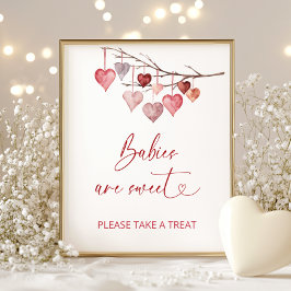 Poster Pequenos Namorados amorosos Bebês são doces