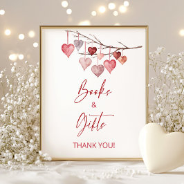 Poster Pequenos Namorados Doces Livros e Presentes