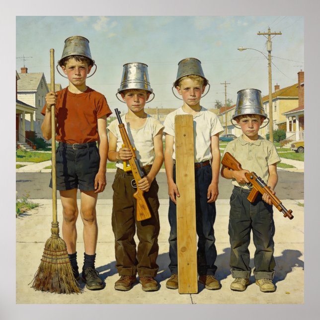 Poster Pequenos Soldados (Frente)