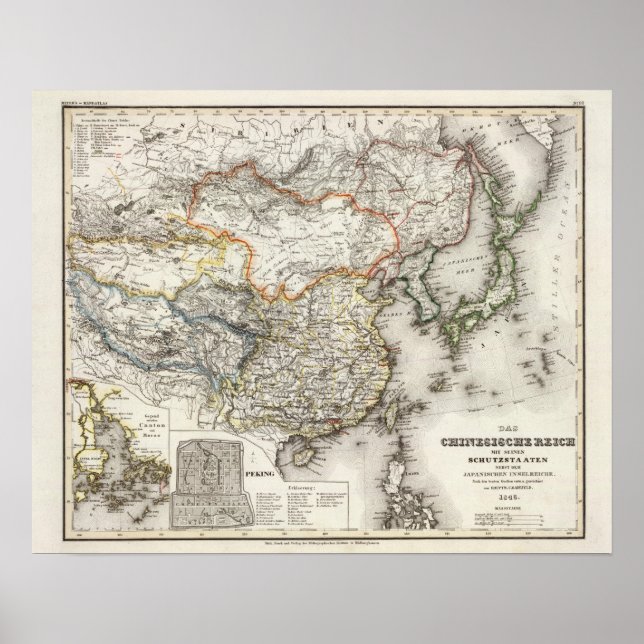 Pôster Pequim, China (Frente)