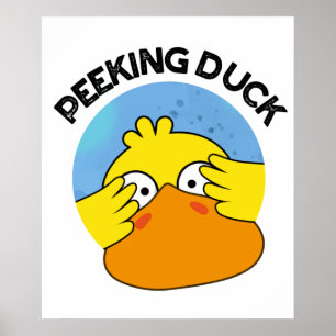 Poster Pequim Pato Engraçado Animal Chinês Ph Pun