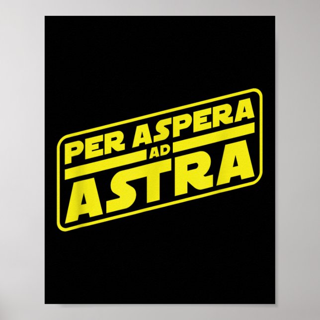 Poster Per Aspera Ad Astra À Filosofia Das Estrelas (Frente)