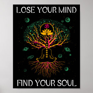 Poster Perca Sua Mente Encontre Suas Almas I Meditação