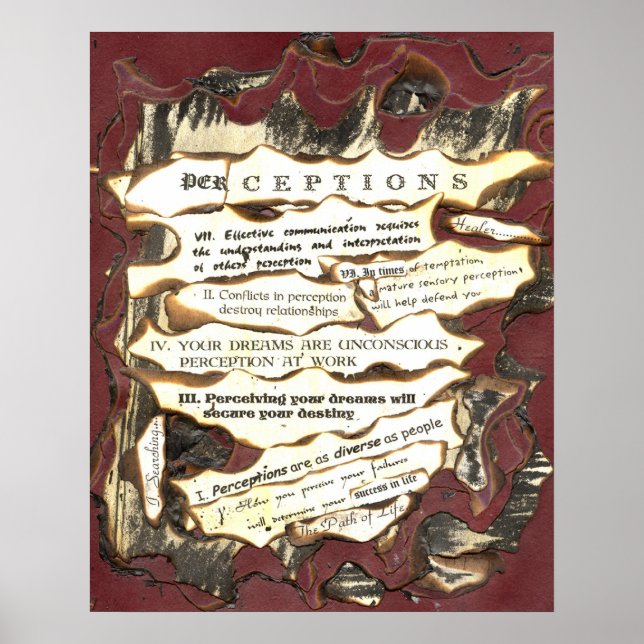 Pôster Percepções (Frente)