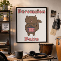 Percussion Posse - Gatinho Baterista Fofo